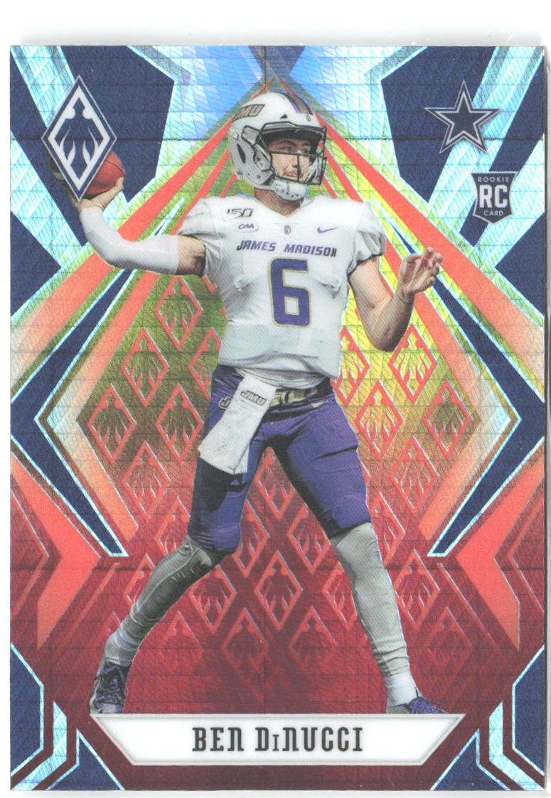 Ben DiNucci Panini Phoenix - Fire Burst 187 2020 Dallas Cowboys