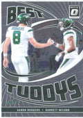 Aaron Rodgers / Garrett Wilson Donruss Optic - Best Tuddys 18 2024 New York Jets