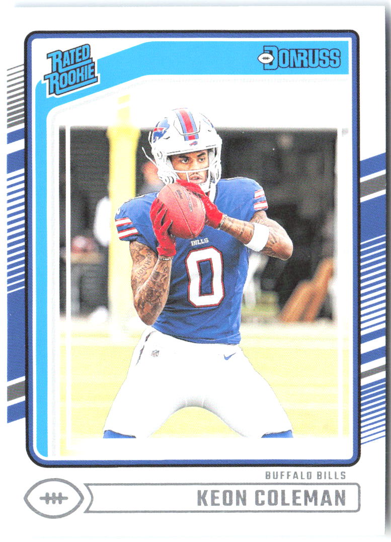Keon Coleman Donruss 358 2024 Buffalo Bills RC