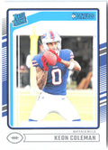 Keon Coleman Donruss 358 2024 Buffalo Bills RC