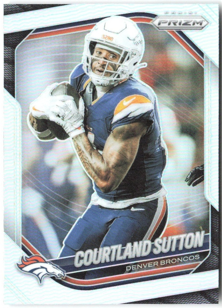 Courtland Sutton Panini Prizm - Silver 163 2025 Denver Broncos