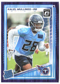 Kalel Mullings Donruss Optic - Purple Shock 262 2025 Tennessee Titans