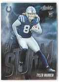 Tyler Warren Panini Absolute - By Storm 20 2025 Indianapolis Colts