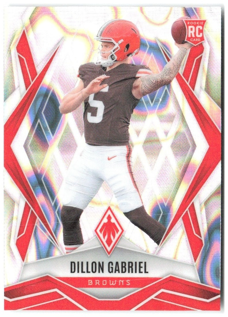 Dillon Gabriel Panini Phoenix - Silver Lava Prizm 175 2025 Cleveland Browns