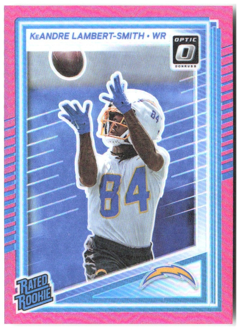 KeAndre Lambert-Smith Donruss - Optic Rated Rookies Pink 367 2025 Chargers