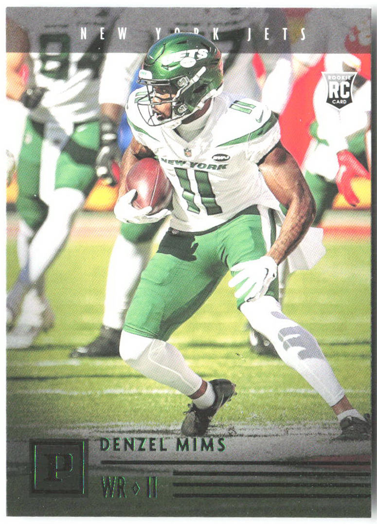Denzel Mims Panini Chronicles - Panini Green PA-24 2020 New York Jets