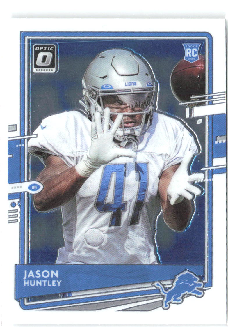Jason Huntley Donruss Optic 104 2020 Detroit Lions RC
