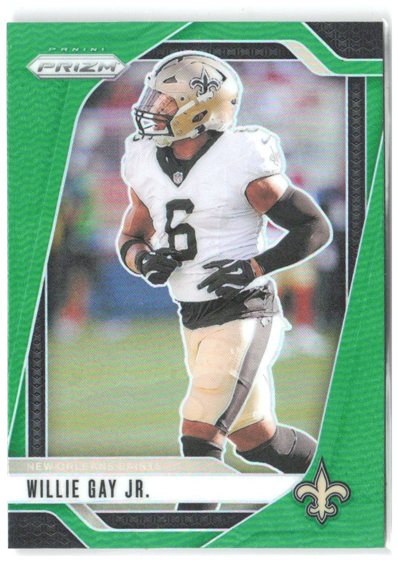 Willie Gay Jr. Panini Prizm - Green 208 2024 New Orleans Saints