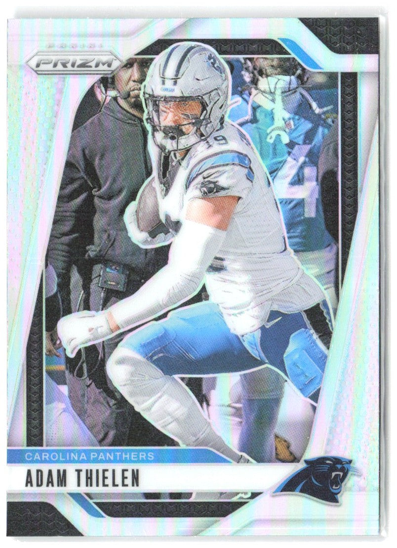 Adam Thielen Panini Prizm - Silver 39 2024 Carolina Panthers