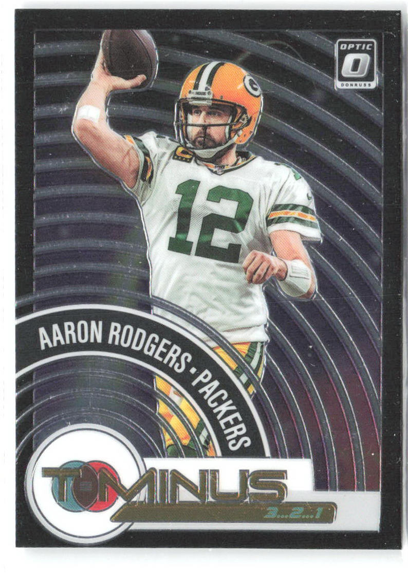 Aaron Rodgers Donruss Optic - T-Minus 3...2...1 TM-1 2020 Green Bay Packers