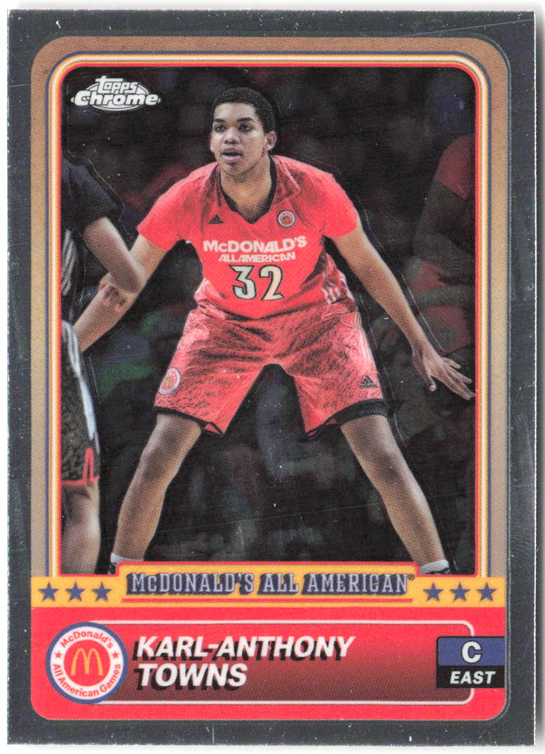 Karl-Anthony Towns Topps Chrome McDonald's All-American 98 2024