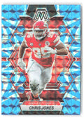 Chris Jones Panini Mosaic - Reactive Blue Mosaic 114 2023 Kansas City Chiefs
