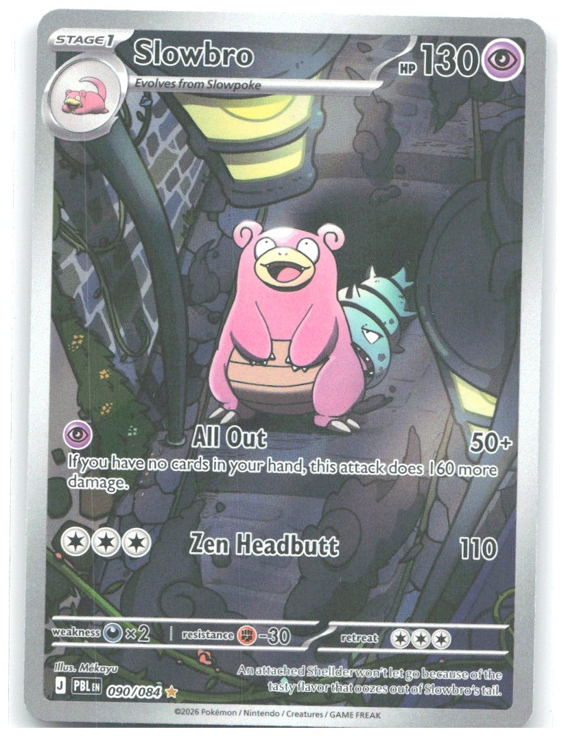Slowbro Holo Illustration Rare ME05 Pitch Black 090/084 NM Mékayu