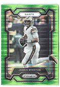 Jameis Winston Panini Prizm - Neon Green Pulsar 214 2023 New Orleans Saints