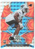 Ikem Ekwonu Panini Mosaic - Mosaic Reactive Orange 369 2022 Carolina Panthers