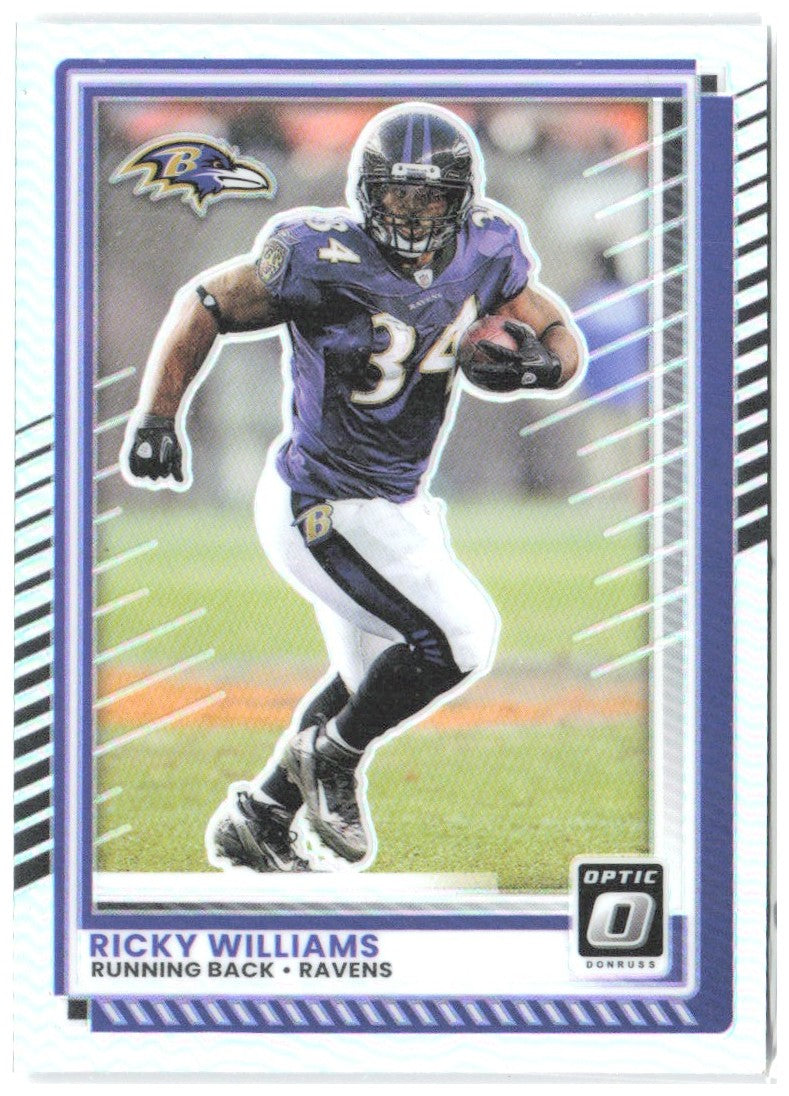 Ricky Williams Donruss Optic - Holo 126 2025 Baltimore Ravens