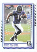 Ricky Williams Donruss Optic - Holo 126 2025 Baltimore Ravens