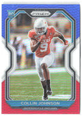 Collin Johnson Prizm - Prizm Red White and Blue 353 2020 Jacksonville Jaguars