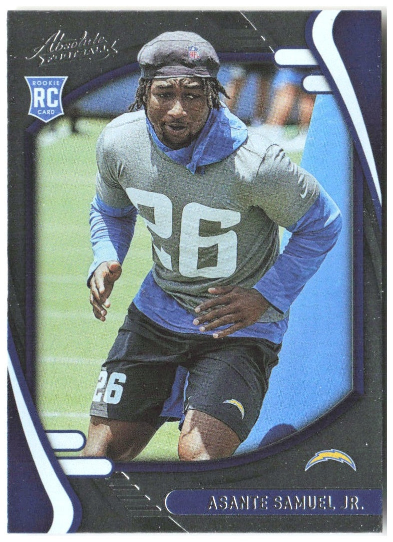 Asante Samuel Jr. Panini Absolute - Retail 176 2021 Los Angeles Chargers RC