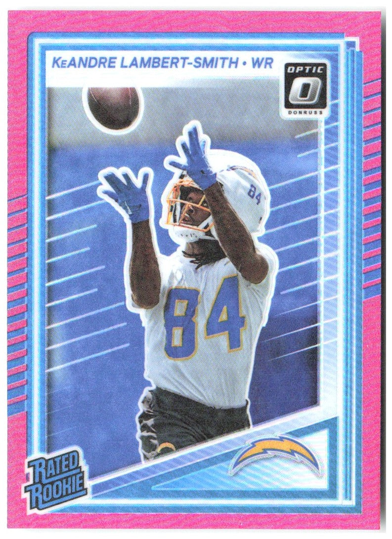 KeAndre Lambert-Smith Donruss Optic - Pink 271 2025 Los Angeles Chargers