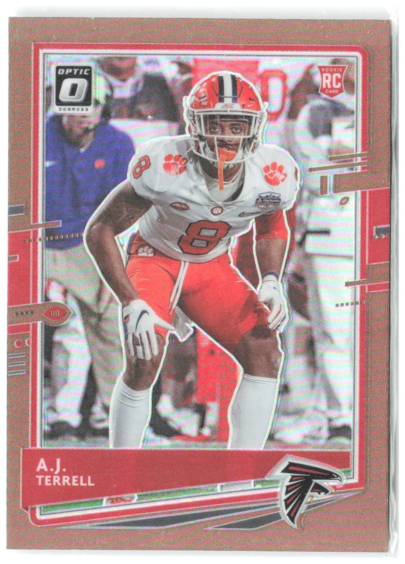 A.J. Terrell Donruss Optic - Bronze 105 2020 Atlanta Falcons