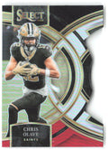 Chris Olave Select - Black and Red Prizms Die Cuts 164 2023 New Orleans Saints