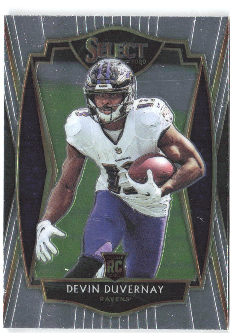 Devin Duvernay Panini Select 177 2020 Baltimore Ravens RC
