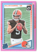 Dillon Gabriel Donruss - Optic Rated Rookies Pink 316 2025 Cleveland Browns