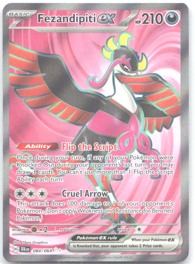 Fezandipiti ex Holo Ultra Rare SV: Shrouded Fable 084/064 NM takuyoa