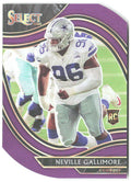 Neville Gallimore Panini Select - Purple Prizm Die Cut 398 2020 Dallas Cowboys