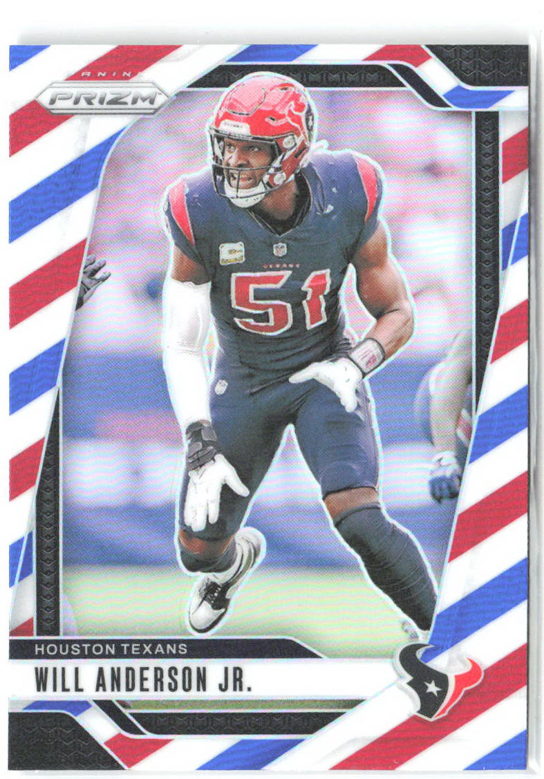 Will Anderson Jr. Panini Prizm - Red White and Blue 116 2024 Houston Texans