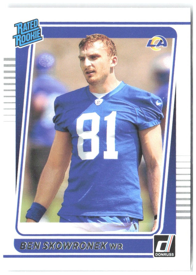 Ben Skowronek Donruss 325 2021 Los Angeles Rams RC