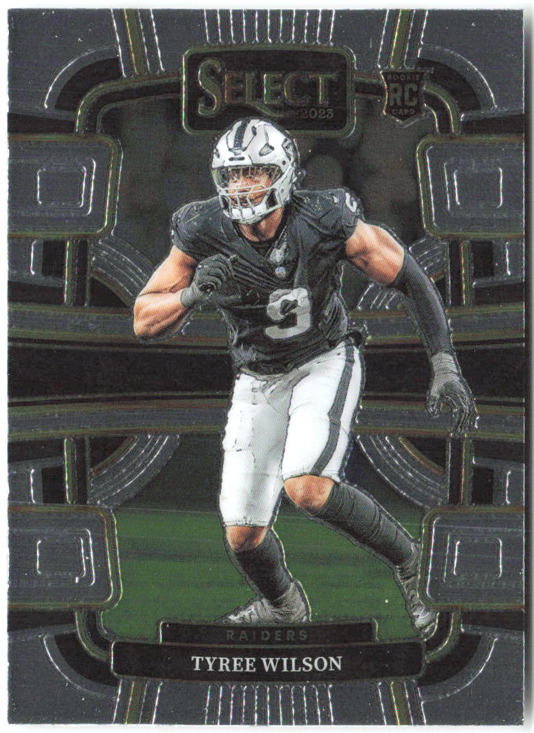 Tyree Wilson Panini Select 60 2023 Las Vegas Raiders RC