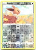 Eevee Reverse Holo Common SWSH07: Evolving Skies 125/203 NM Atsushi Furasawa