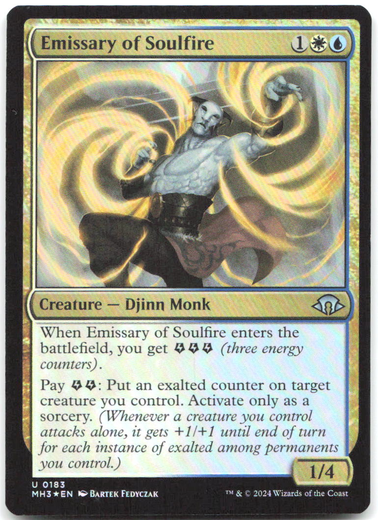 Emissary of Soulfire Foil U Modern Horizons 3 183 NM Bartek Fedyczak
