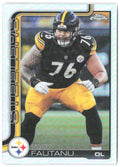 Troy Fautanu Topps Chrome - Prism Refractor 256 2025 Pittsburgh Steelers