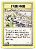 Brock's Training Method 1st Edition Uncommon Gym Heroes 106/132 NM Ken Sugimori