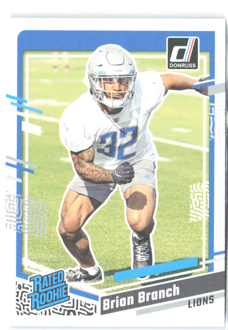 Brian Branch 328 Detroit Lions RC