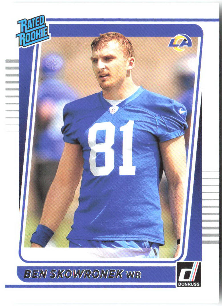 Ben Skowronek Donruss 325 2021 Los Angeles Rams RC