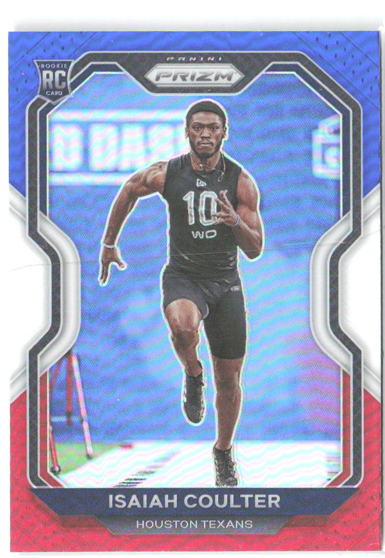 Isaiah Coulter Panini Prizm - Prizm Red White and Blue 395 2020 Houston Texans