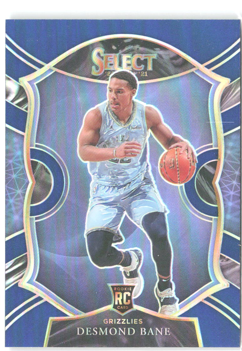 Desmond Bane Panini Select - Blue Prizms 90 2020-21 Memphis Grizzlies