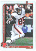 David Njoku Topps Chrome - Prism Refractor 69 2025 Cleveland Browns