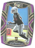 Henry Ruggs III Panini Select - Purple Prizm Die Cut 258 2020 Las Vegas Raiders