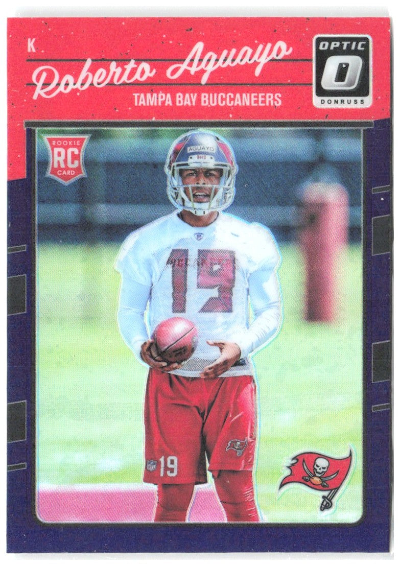 Roberto Aguayo Donruss Optic - Purple 137 2016 Tampa Bay Buccaneers