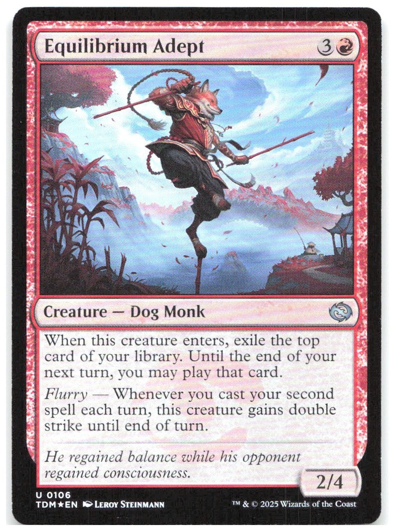 Equilibrium Adept Foil U Tarkir Dragonstorm 106 NM Leroy Steinmann