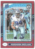 Marshawn Kneeland Donruss Optic - Red Mojo 274 2024 Dallas Cowboys