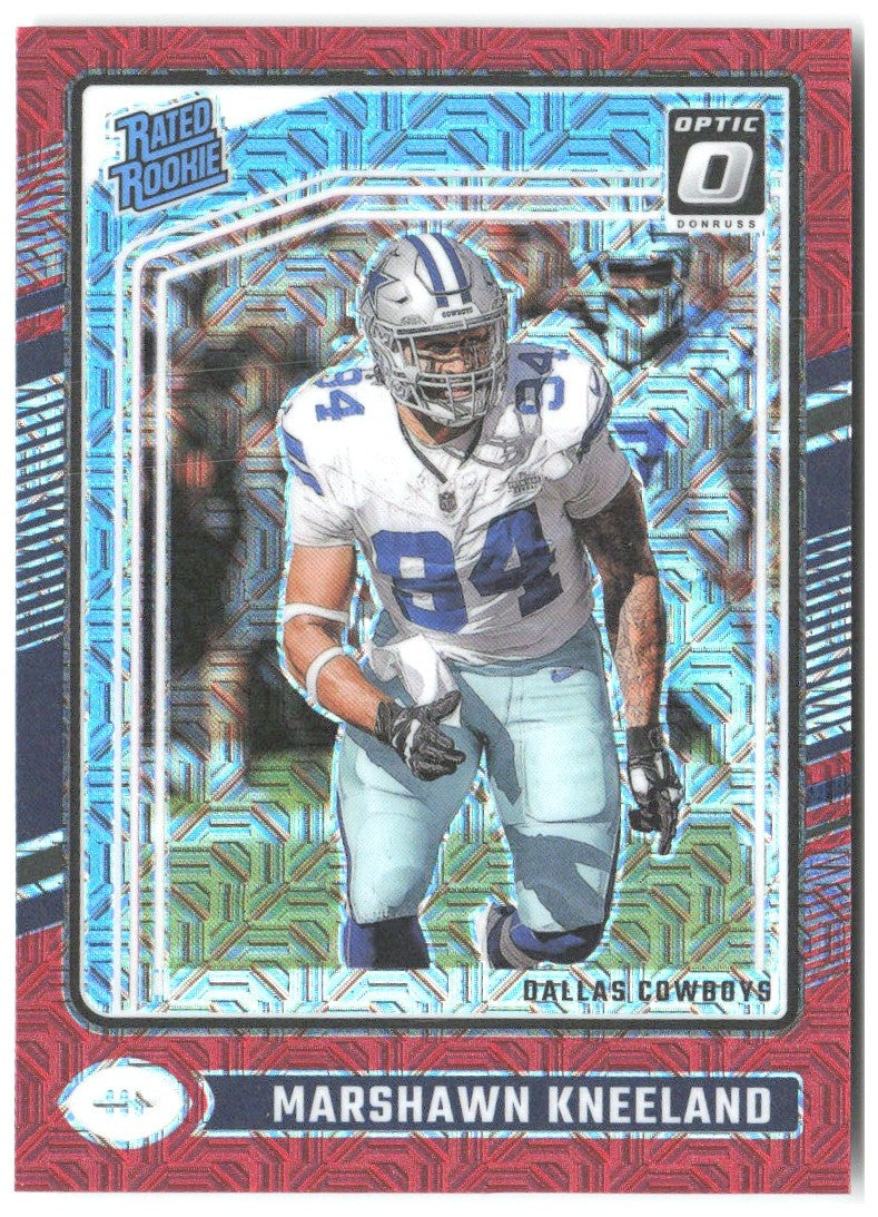 Marshawn Kneeland Donruss Optic - Red Mojo 274 2024 Dallas Cowboys