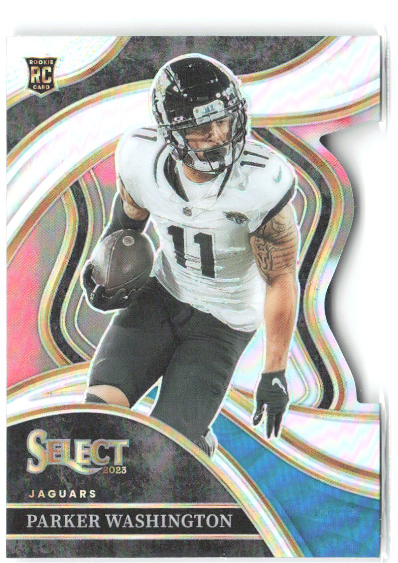 Parker Washington Select - Silver Prizms Die Cuts 227 2023 Jacksonville Jaguars