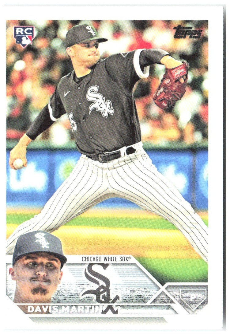 Davis Martin Topps 188 2023 Chicago White Sox RC
