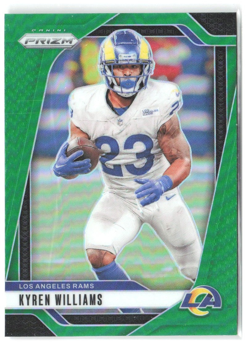 Kyren Williams Panini Prizm - Green 167 2024 Los Angeles Rams